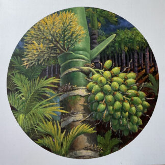 Original oil painting - The Betel Nut Panorama