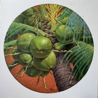 Original oil painting: The Coconut Cluster